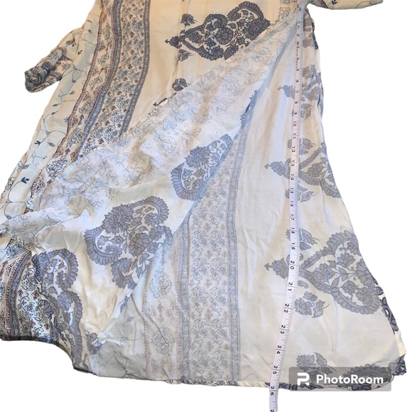 O’NEILL Kansas Summer Maxi Sun Dress Side Leg Slit - Picture 13 of 16